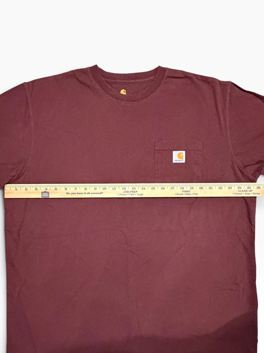Carhartt Men’s Pocket T-Shirt in Burgundy XL